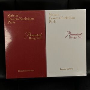 Maison Francis Kurkdjian Red and Gold Perfume Box